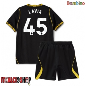Chelsea Romeo Lavia #45 Seconda Maglia Bambino 2026-27 Manica Corta (+ Pantaloni corti)